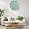 Moiubik Wall Clock 10 Inch Silent Quartz Non Ticking Modern