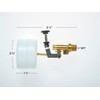 Float Tec Letro Pentair T26 EZ Adjustment Brass Float Valve