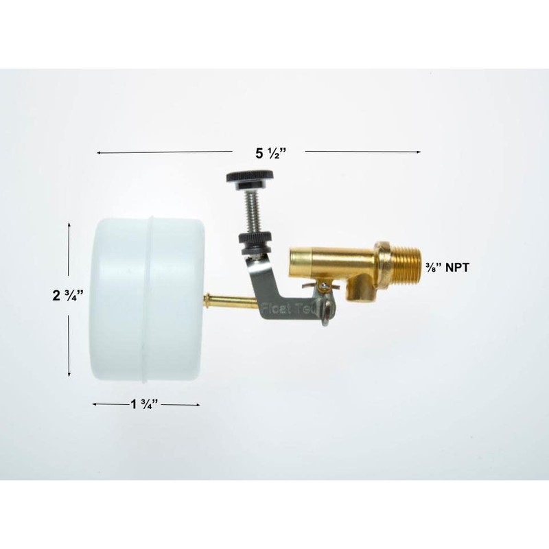 Float Tec Letro Pentair T26 EZ Adjustment Brass Float Valve