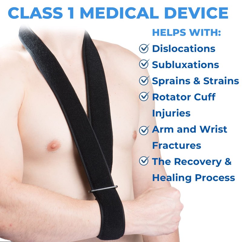 Foam Arm Sling by Kedley – Discreet Black | One