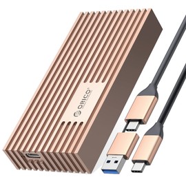 ORICO 40Gbps M.2 NVMe SSD Enclosure, Tool Free Installation, USB4 NVMe Enclosure Fits M-Key Supports Thunderbolt3/4 USB4/3.0/2.0 Tool Free 4TB Capacity Aluminum Alloy Case - M234C3