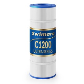 Swimara Pool Filter Cartridge, 5oz Trilobal Heavy-Duty Fabric, Ultra Series, Compatible with Hayward Star-Clear Plus C1200, Replacement for CX1200RE PA120, 120 Sq. Ft. (8.9" Dia)