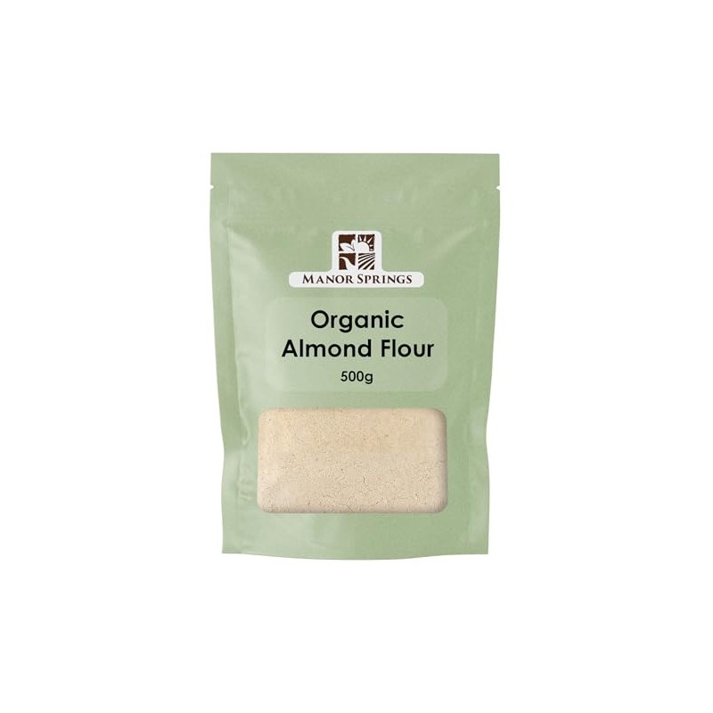 Organic Almond Flour 500g by Manor Springs Organic