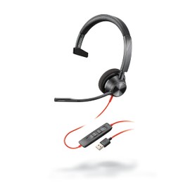 Poly Blackwire 3310 USB-A MS Monaural Headset