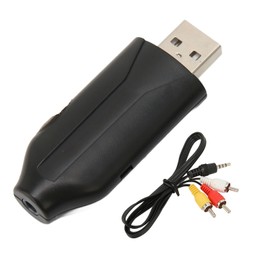 RCA Video Capture Adapter Multifunctional USB to AV Capture Card Converter for Windows
