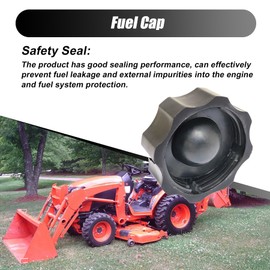 XQSMWF Fuel Cap Compatible With Kubota Tractor Models B2301 B2601 L4600 B2301HSD B2601HSD L4600DT L4600H L4600F replace TC402-42022 TC40242022