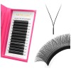 Extensiones De Pestañas Xiusuzaki Yy, Puntas Dobles, Pestaña
