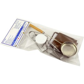 Prince August Hobby Casting Equipment Kit with ladle, clamps, support boards, release powder and instructions.