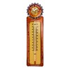 Crispe Analogue Indoor/Outdoor Thermometer 'Bar Open' Metal 45 x 12
