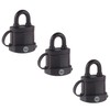 Yale - Y222B/35/122/3 High Security 35mm Trailer Padlock, Pack of