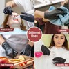 CHEF ROYALE Pack of 100 Disposable Black Nitrile Gloves -