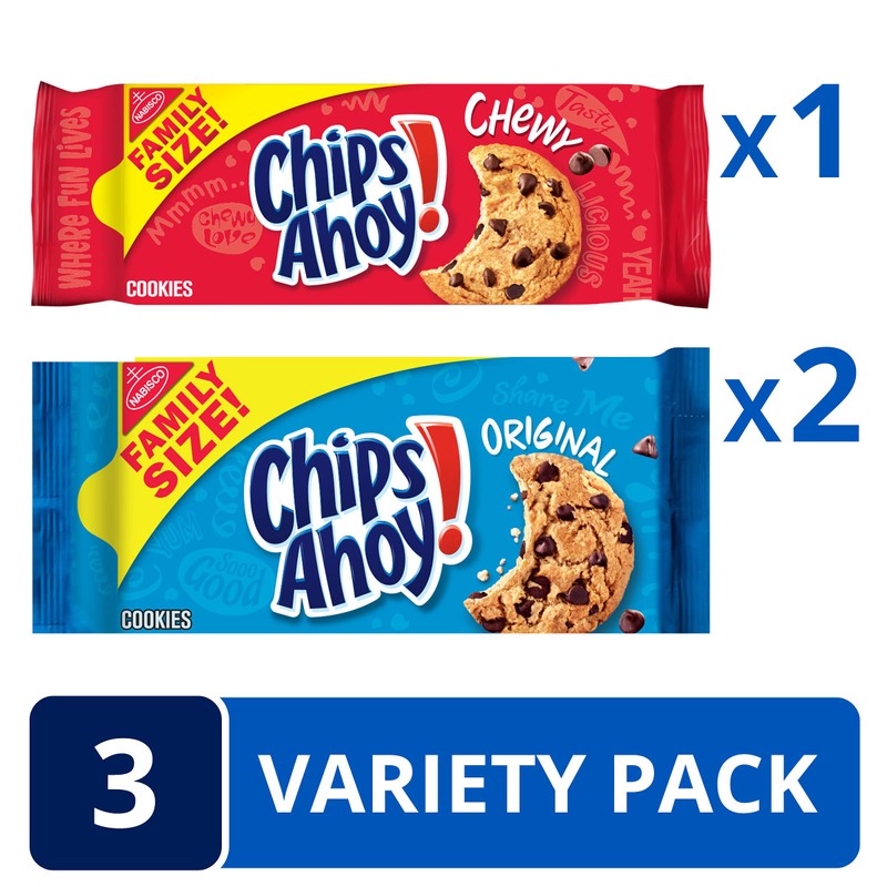 CHIPS AHOY! Original Chocolate Chip Cookies & Chewy Cookies Variety