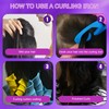 Pack of 30 Spiral Curlers for Long Hair, Wave Styling