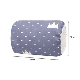 chiquieray Cozy Cradle Pillow,Baby Feeding Arm Pillow,Breastfeeding Arm Pillow for Baby Nursing,Baby Breastfeeding Nursing Pillow,Breastfeeding and Bottle Feeding Head Support Pillow(Deep Blue)