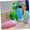 PACKOVE Silicone Travel Bottles Set Leakproof Portable Containers for Shampoo