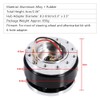 Qiilu Steering Wheel Hub Adapater, 6 Hole Bolt Ball Steering