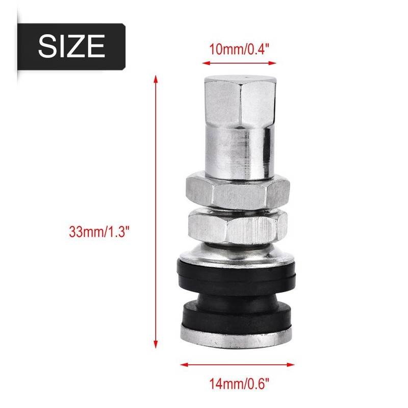 10 pcs Inside Valve for Wheels, General Purpose, Short Valve,