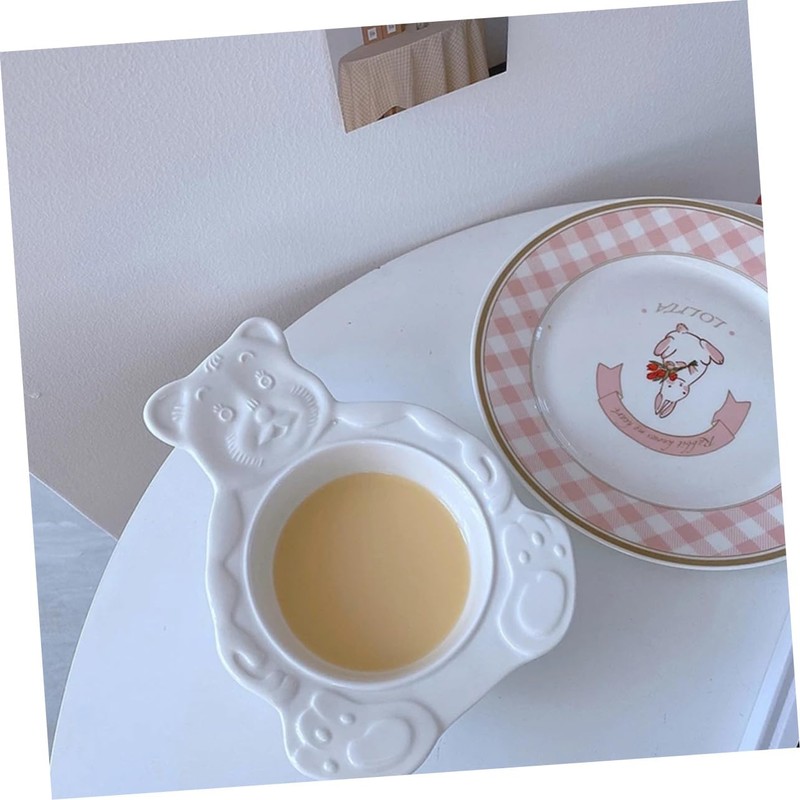 MAGICLULU 1Pc Creative Bear Shaped Ceramic Steamed Egg Mold High