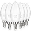 MAXvolador E12 LED Candelabra Light Bulbs 60W Equivalent, 4000K Neutral