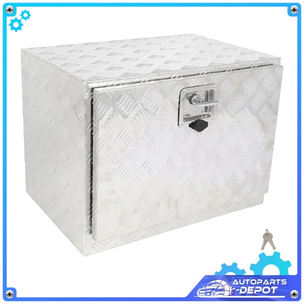 autoparts-depot 24"x 17"x18" Aluminum Storage Tool Box For Truck Garage