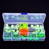 T0015 Luminous Jig Head Hook Soft Plastic Artificial Fishing Lures