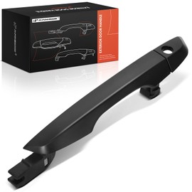 A-Premium Front Left Driver Side Exterior Door Handle with Keyhole Compatible with Honda Civic 2016 2017 2018 2019 2020, Primed Black, Replace# 72681TBAA72ZF, 72187TBAA01ZE