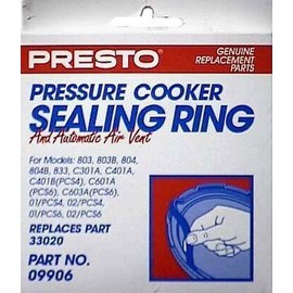 Presto Pressure Cooker Sealing Ring With Air Vent