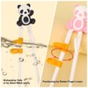 ChaLeeMoo Kids Panda Chopsticks Training Set for Right-handed, Chopsticks Helper