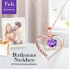 Iefil Birthstone Necklaces for Women - Anniversary Birthday Gifts, Mothers