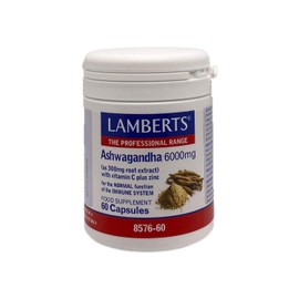 Lamberts Ashwagandha 6000mg Capsules 60's