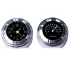 MASO 2pcs 7/8 Inch Motorcycle Handlebar Clock and Thermometer Universal