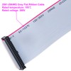 Keszoox 2.54mm IDC Flat Ribbon Cable with FC 6/8/10/14/16/20/26/30/34/40P Dual
