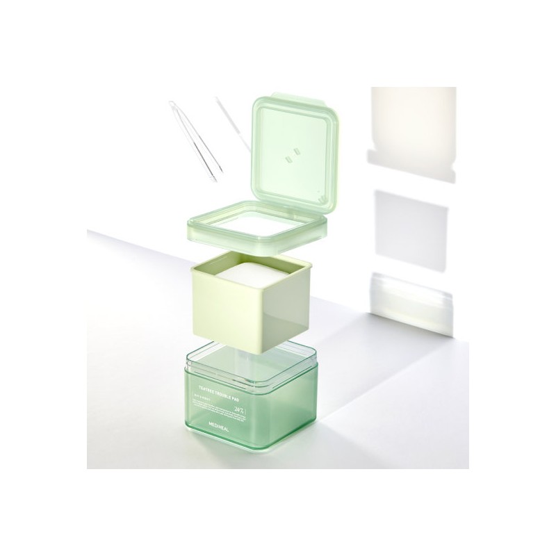 Mediheal Tea Tree Trouble Pads 100 Sheets + 100 Refill
