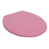 Toilet Lid Covers, Rose