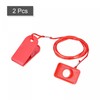 sourcing map Fitness Magnet Key, 46x28mm Shell, 15mm Dia. Magnet,