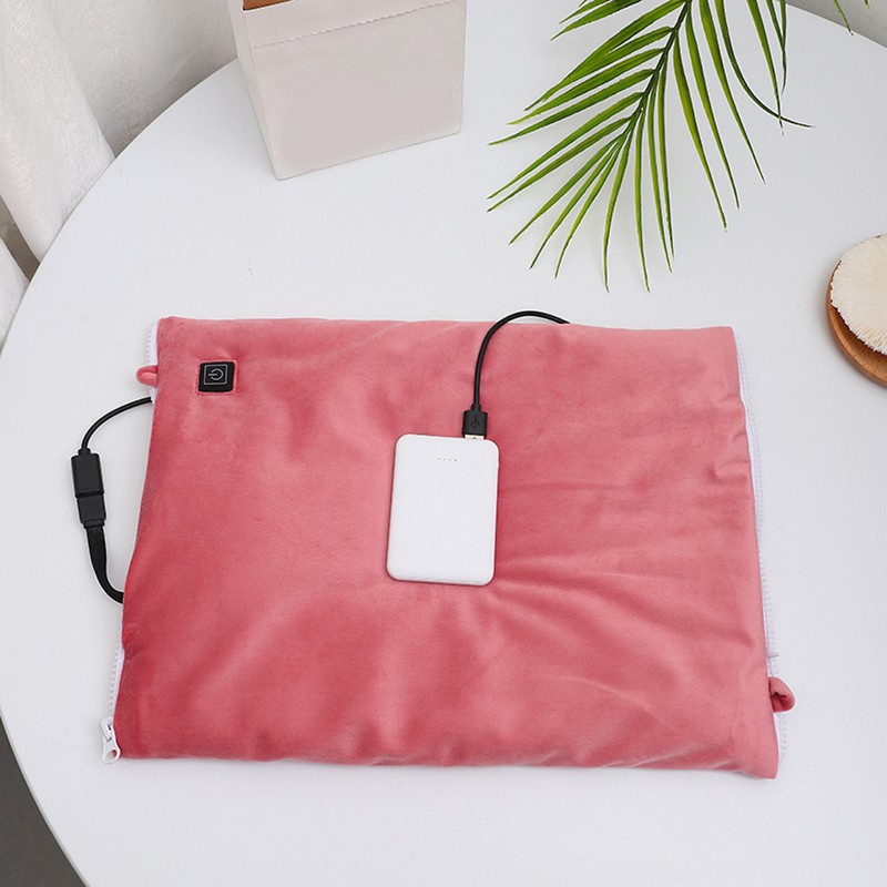 Electric Heating Pouch Velvet Heated Hand Warmer Pouch for Hunting