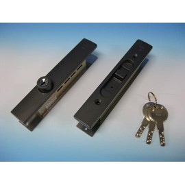 WEST 355BT Dimple Key Type Universal Sliding Door Lock with 4 Small Keys (3 Manufacturer's Genuine Keys + 1 Copy Key)
