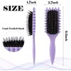 2PCS Cepillo para Cabello Rizado para Mujeres, Cepillo Definidor de