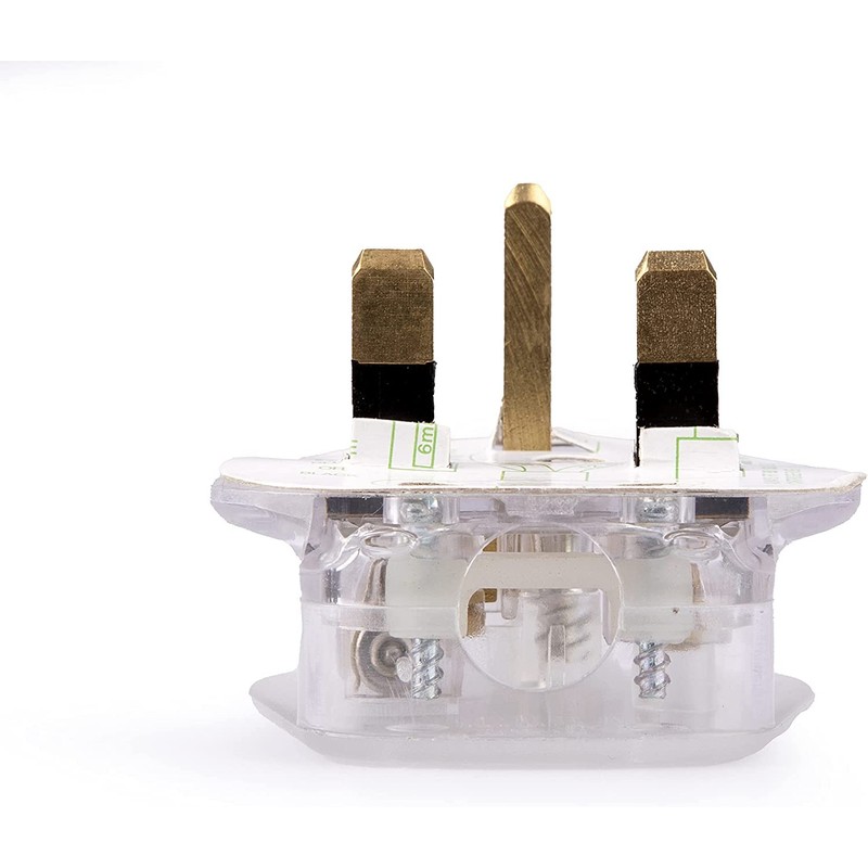 Mr. Gadget's Solutions® Mains Power UK 3 Pin Fused Plug