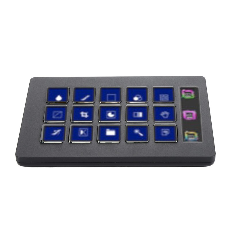 15 Keys Visual Keyboard Macro Keyboard for Stream Deck One