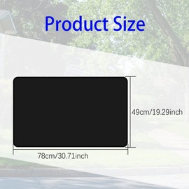Middrivr Car Window Shades, 2 Pcs Car Privacy Curtains, 100% Block Light Car Window Covers Magnetic Side Window Sun Shade Keeps Cooler for Breastfeeding, Taking a nap, Changing Clothes, Camping
