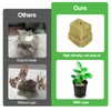 72 Sets Rockwool Cubes and Net Pots, 1.2 * 1.2