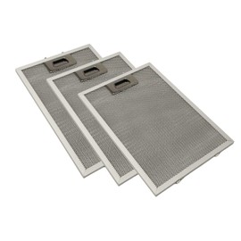 Range Hood Grease Filter Three Pack Compatible with GE Model Numbers UVW8301SL1SS, UVW8301SL2SS