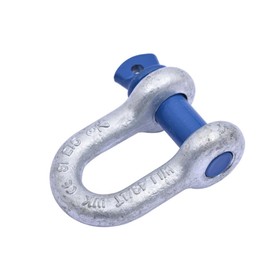 Bow Shackle, Heavy Duty D Shape Links Hook Shackle Clip Car Towing Lifting Tool for Vehicle Recovery Hauling, 3/4" 3.75 tons
