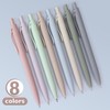 Bribobo 8-Pack Retractable Ballpoint Pens, Smooth Writing, Black Ink, Comfortable