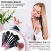 M.Y.L. Cosmetic Brush Set, Hair Band, Blender, Cleaner, Travel Case,