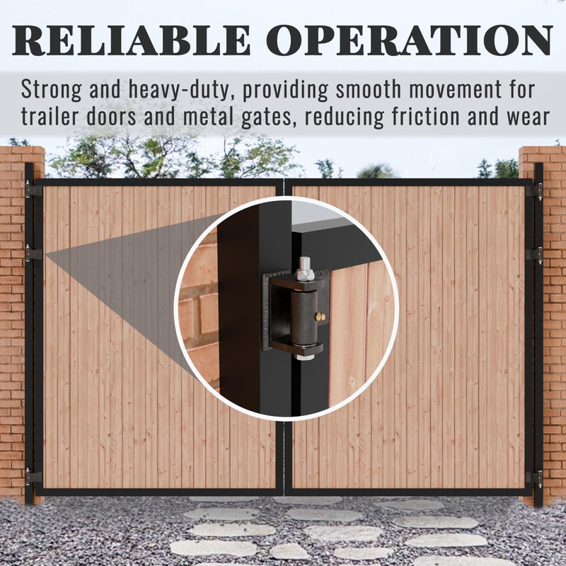 TIEJIAN Weld on Trailer Hinges, Heavy Duty Dump Truck Hinges,