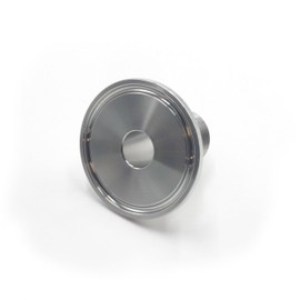 HFS(R) 1.5" Tri Clamp to 1/2" NPT Male MNPT Thread Sanitary Pipe Fitting Stainless Steel 304 (1.5"TC-1/2"MNPT)