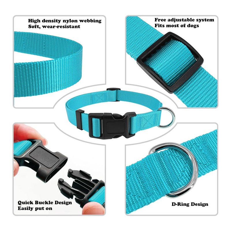 Collar de Cuello para Perro, Ajustable, Grande, Mediano, Pequeño, Diferentes