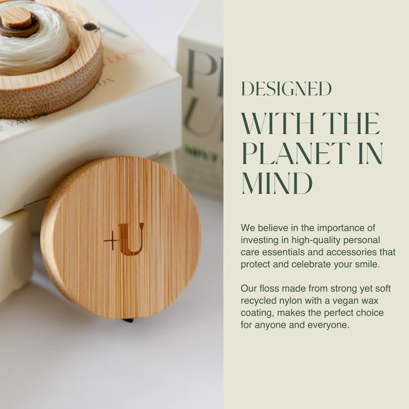 PLUS ULTRA Mint Nylon Dental Floss Refill | Made with